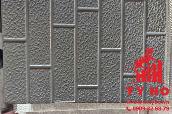 Panel hợp kim nhôm Az100 - Ultra Panel vân gạch xám nhạt